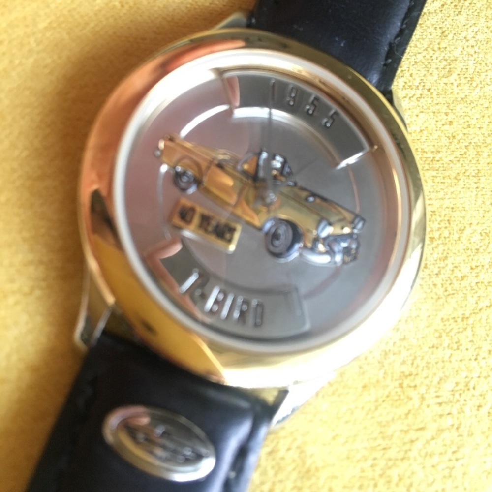 1955 Ford T-Bird Watch Leather Rare Collectible